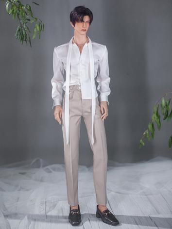 BJD Clothes White Casual Shirt for SD17/70cm/75cm/80cm Size Ball-jointed Doll
