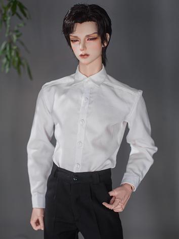BJD Clothes White/Black Shirt for SD17/70cm/75cm/80cm Size Ball-jointed Doll