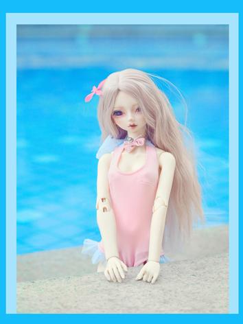 BJD Clothes Silver/Pink/Blue Swimsuit for MSD/SD Size Ball-jointed Doll