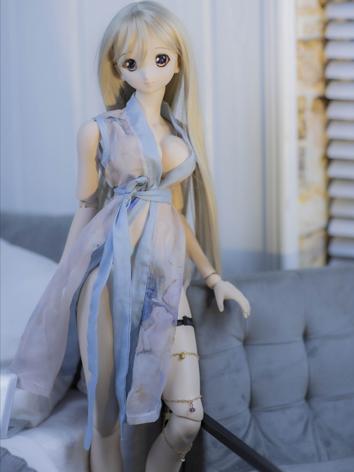 BJD Clothes Girl Light Blue Sexy Dress for MSD/SD/70CM/75CM Ball-jointed Doll