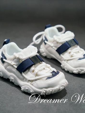 BJD Shoes Boy Blue&White Sport Shoes for MSD/70CM/75CM Ball-jointed Doll