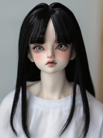 BJD Wig Long Straight Middle Parting Style Hair for SD/MSD/YOSD Size Ball-jointed Doll