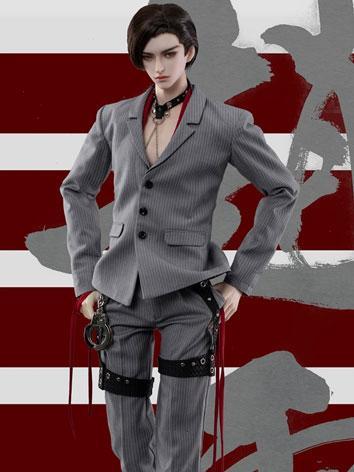 Limited BJD Clothes Zhao Yun Stripe Suit rc70-155 for 80cm Ball-jointed Doll