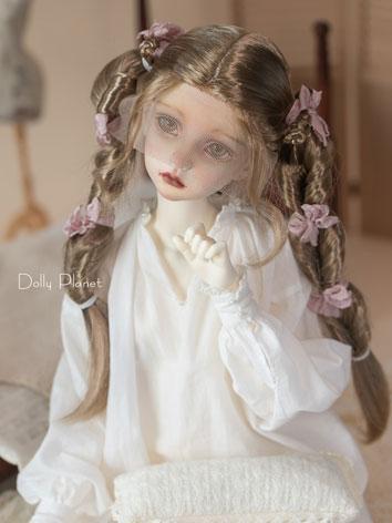 BJD Wig Bunches Double Ponytail for SD Size Girl Ball-jointed Doll