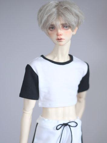 BJD Clothes Short Sleeves T-shirt A428 for MSD/SD/POPO68/70cm/73cm/75cm Size Ball-jointed Doll