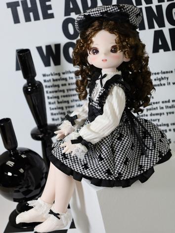BJD Clothes Shirt Dress Bag for MSD MDD Size Ball Jointed Doll
