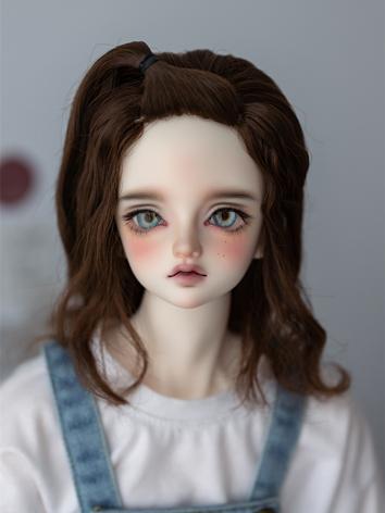 BJD Wig Curly Shoulder Length Hair for SD Size Ball Jointed Doll