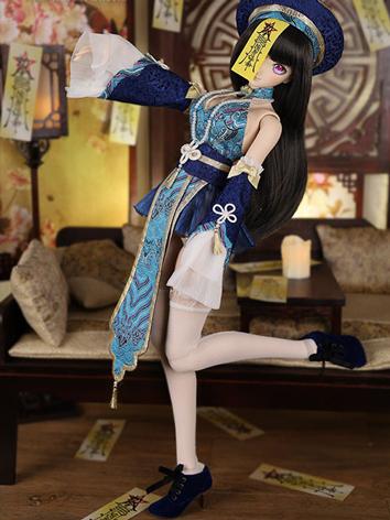 BJD Clothes Zombie Suit Dress Cheongsam for SD DD MSD Size Ball Jointed Doll