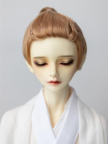 BJD Wig Ponytail Short Hair Boy Type for SD Size Ball Jointed Doll