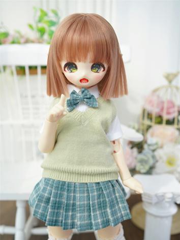 BJD Wig High Temperature Wire Straight Hair for YOSD MSD SD Size Ball Jointed Doll