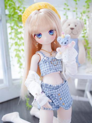 BJD Wig Long Straight Hair Two Dimensional for YOSD MSD SD Size Ball Jointed Doll