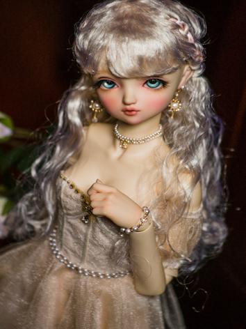 BJD Star King Gold Plated Zircon Necklace Jewelry Accessories for SD Ball Jointed Doll