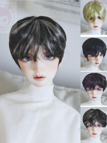 BJD Wig Baby Male and Female Short Milk Silk Hair for SD/MSD/YOSD Size Ball Jointed Doll