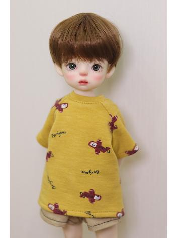 BJD Baby Clothes Short Sleeves for Women and Men for YOSD Size Ball Jointed Doll