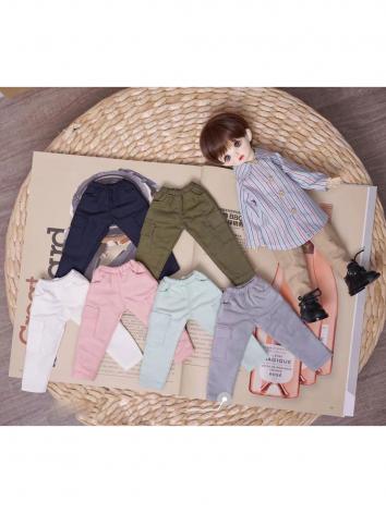 BJD Baby Clothes Cargo Pants for YOSD Size Ball Jointed Doll