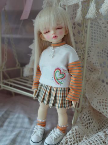BJD Baby Pleated skirt for MSD YOSD Size Ball Jointed Doll
