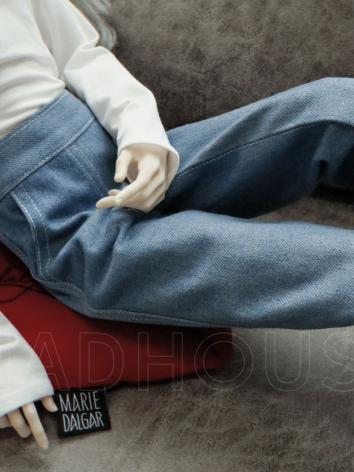 BJD Clothes Autumn Winter Style Curled Jeans For 75cm/73cm/68cm  Size Ball Jointed Doll