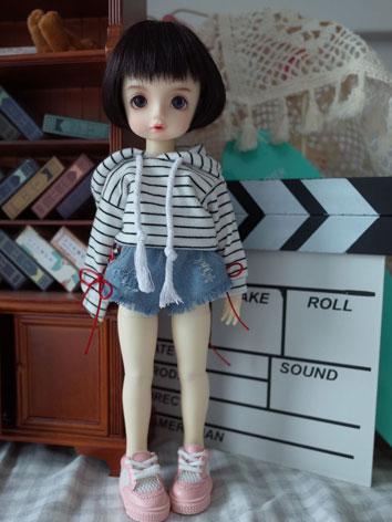 BJD Doll Clothes School Style Female Style Suit for YOSD Size Ball Jointed Doll