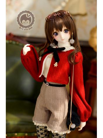 BJD Clothes Sweater Coat Short Suit for SD DD Size Ball-jointed Doll