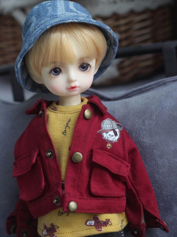 BJD Baby Set School Style Suit for YOSD Size Ball Jointed Doll