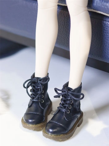 BJD Doll Shoes Oxford Leather Soft Soled Martin Boots for MSD/YOSD Size Ball Jointed Doll