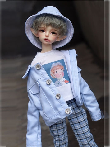 BJD Doll Blue Suit for MSD/YOSD Size Ball Jointed Doll