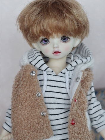 BJD Doll Wool Hooded Vest for YOSD Size Ball Jointed Doll