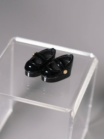 BJD Doll Muffin Bottom Patent Leather Shoes for BLYTHE Size Ball Jointed Doll