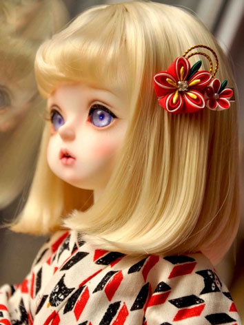 BJD Doll Ancient Hair Clip Kimono Accessories for Normal 70cm/SD/SD16/MSD/DSD Size Ball Jointed Doll