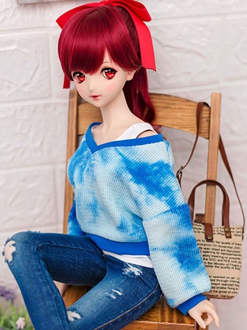 BJD Clothes Jeans Top T-shirt Suit for SD DD Size Ball Jointed Doll