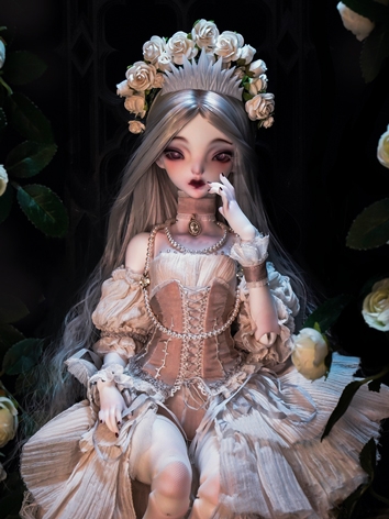 BJD The White Queen Mirana 45cm Girl Ball Jointed Doll