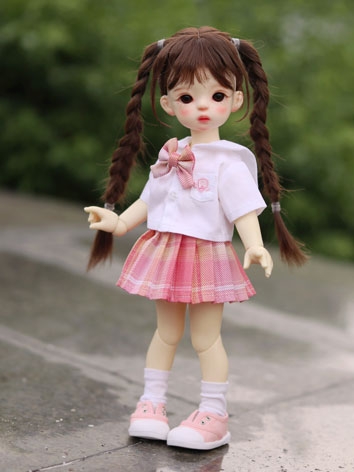 BJD Doll Summer School Uniform for YOSD Size Ball Jointed Doll