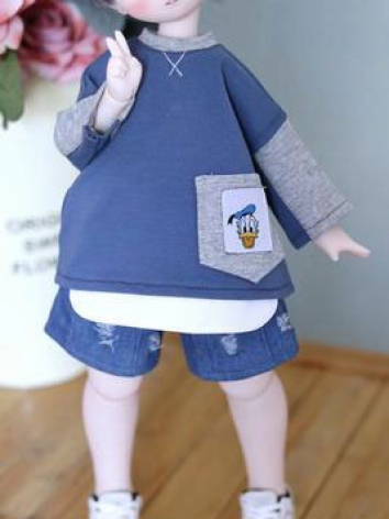 BJD Doll Denim Shorts for MSD/YOSD Size Ball Jointed Doll