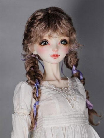 BJD Doll Wig Mohair Braid Style for SD/MSD/YOSD Size Ball Jointed Doll