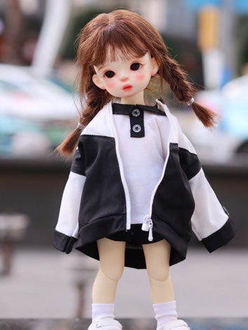 BJD Doll Suit School Uniform shorts T-shirt for MSD/YOSD Size Ball Jointed Doll