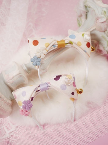 BJD Doll Bow Headband for SD/MSD Size Ball Jointed Doll