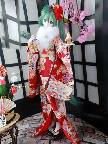BJD Doll Clothes Kimono for SD/DD Size Ball-jointed Doll