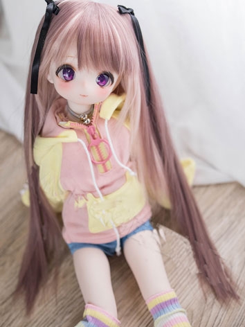 BJD Doll Wig Braids Long Straight Hair for SD/MSD/YOSD Size Ball Jointed Doll