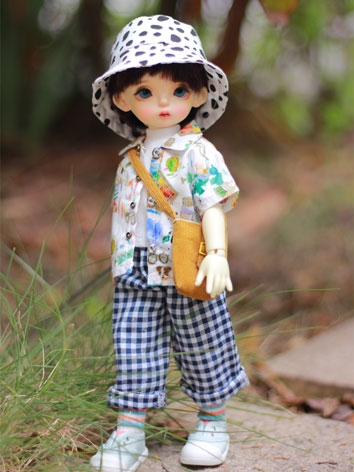 BJD Doll Clothes Trousers Vest Hat Bag T-shirt Socks for YOSD Size Ball Jointed Doll