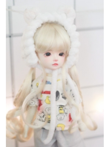 BJD Girl Wig Double Braid Long Hair for SD/YOSD/1/8 Size Ball-jointed Doll