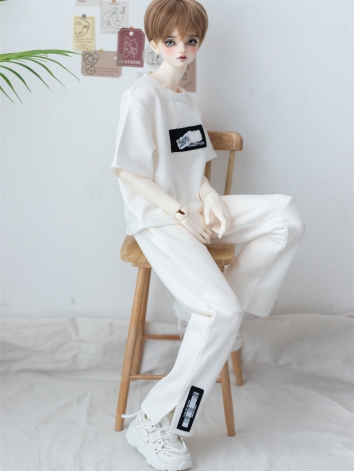 BJD Doll Sport Suit T-shirt Trousers for Normal 70cm Size Ball Jointed Doll