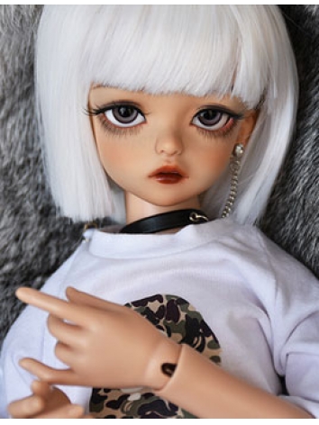 BJD Doll Wig High Temperature Silk Short Medium Hair for SD/YOSD/MSD Size Ball Jointed Doll