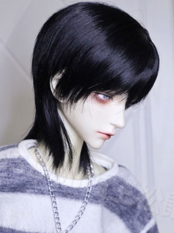 BJD Doll Wig Handsome Girl Boy Hair for SD/MSD/YOSD Size Ball Jointed Doll