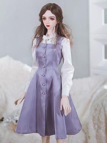 BJD Clothes Sleeveless Purple Dress for SD/70cm Size Ball-jointed Doll
