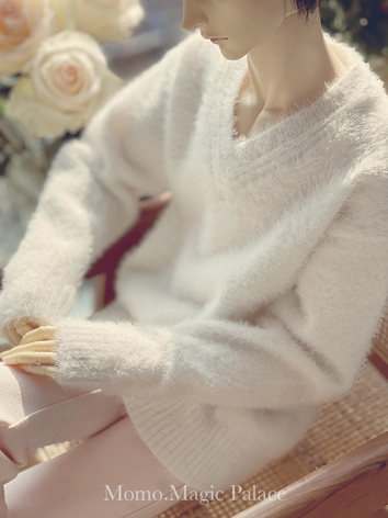 BJD Clothes V Neck Sweater for ID75 HID 65cm 70cm Size Ball-jointed Doll