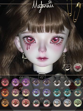 BJD Valentine's Day Limited Thorn Heart Catoon Eyes Ball for Ball-jointed Doll