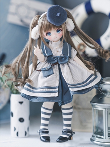 BJD Clothes Dress Outfit Suit for MSD MDD Size Ball-jointed Doll