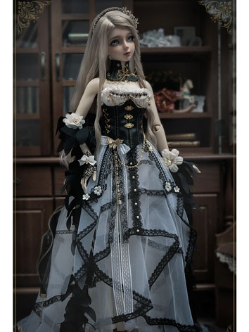1/4 1/3 BJD Clothes Twilight Dress Set for MSD/SD Ball-jointed Doll