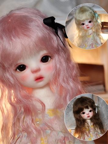 BJD Wig Mohair Hair for MSD/YOSD Size Ball Jointed Doll