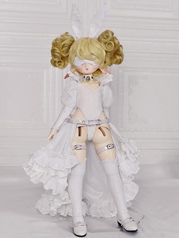 Bjd Clothes White Dress【Whitespade】for SD/MSD Ball-jointed Doll
